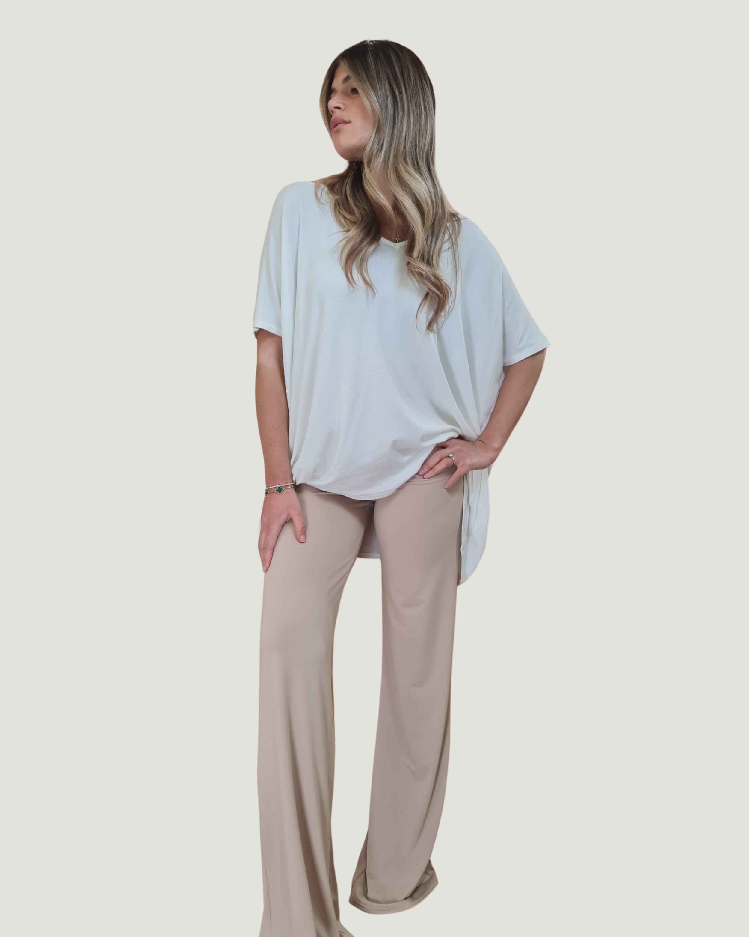 Pantalon Beige