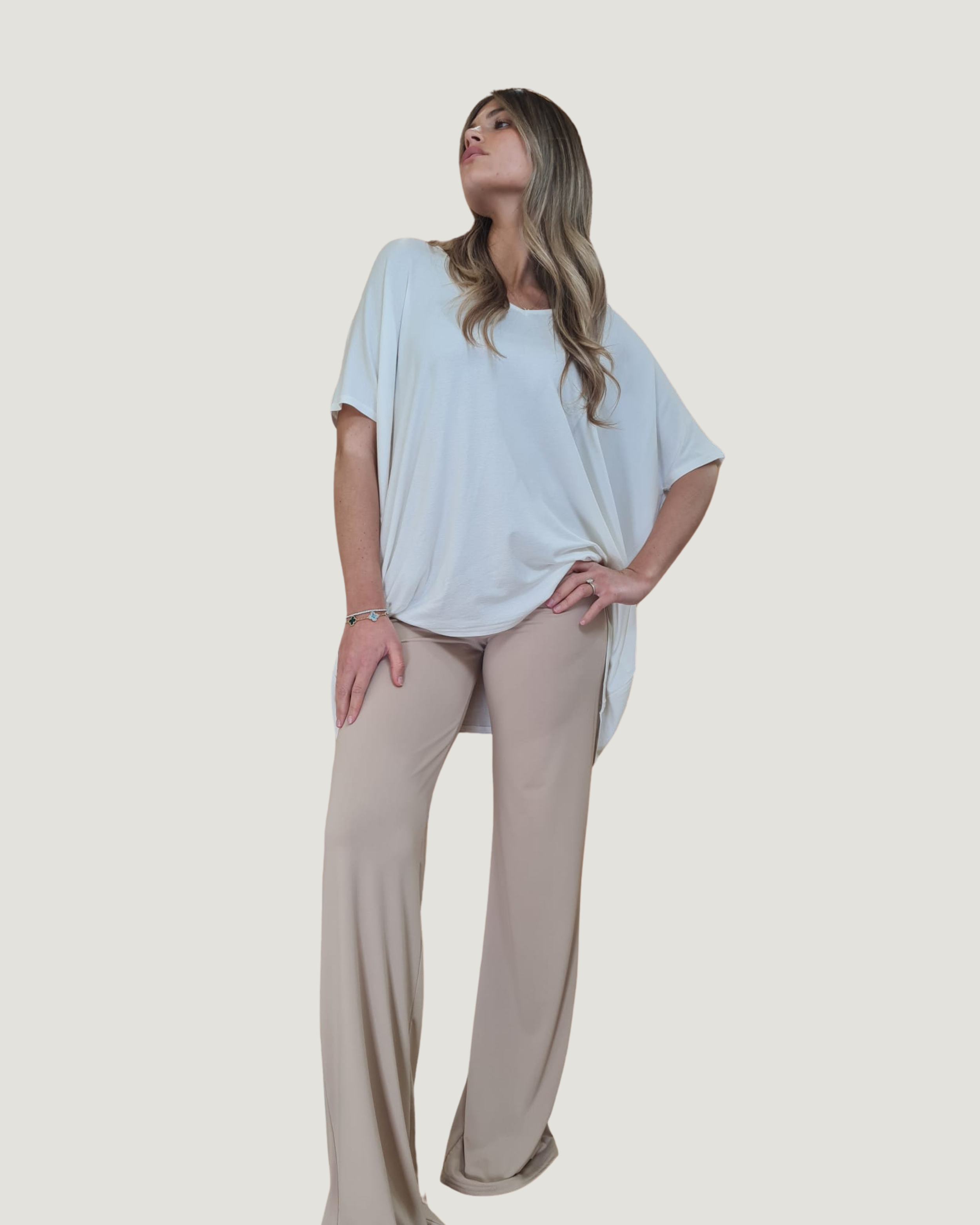 Pantalon Beige