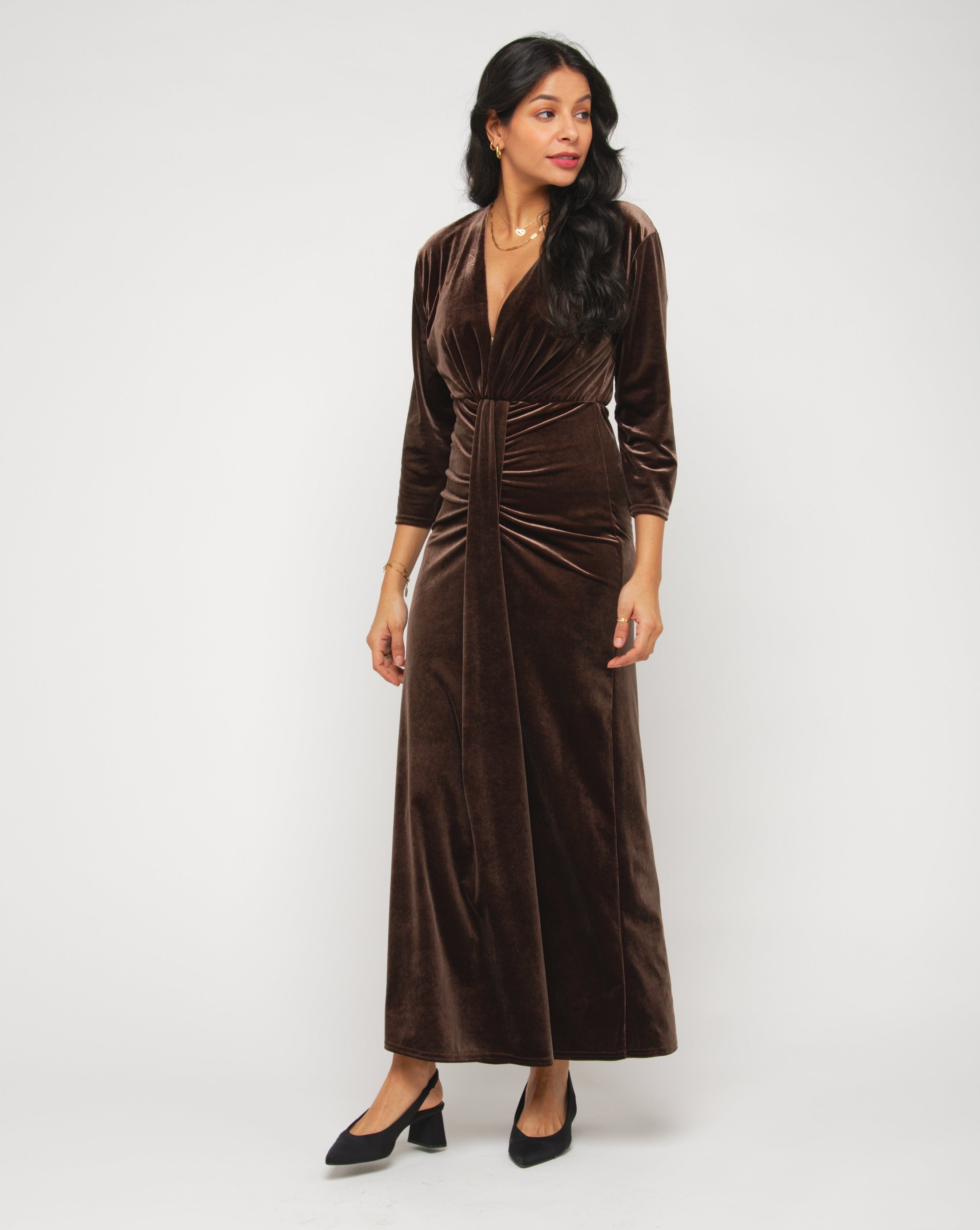Robe Glamour Marron