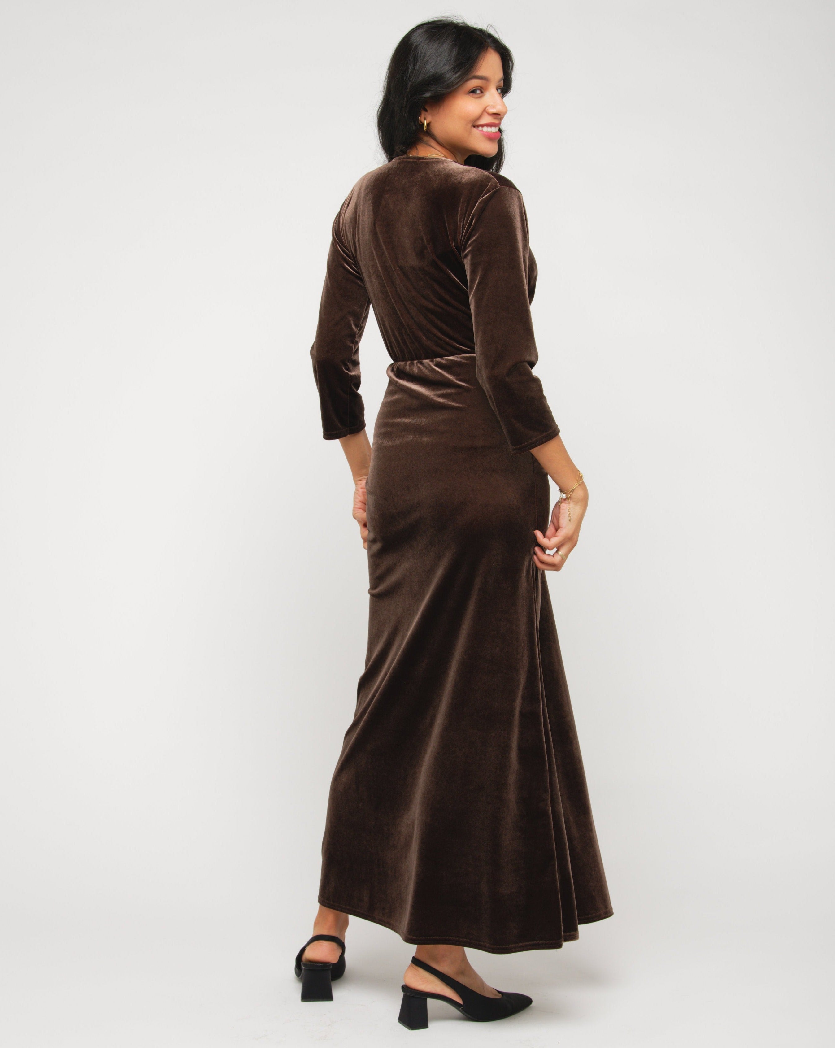 Robe Glamour Marron