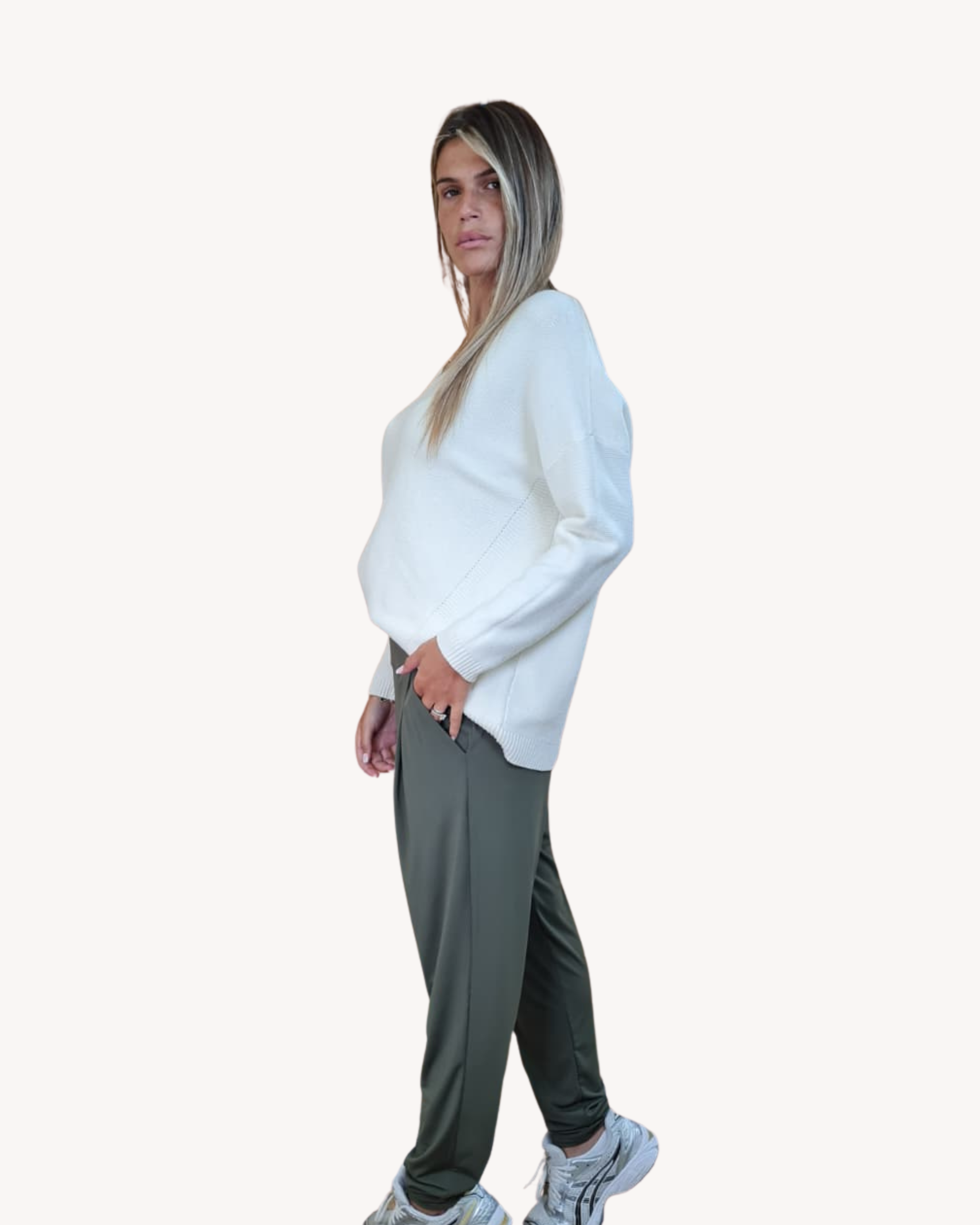 Pantalon Bage - Kaki
