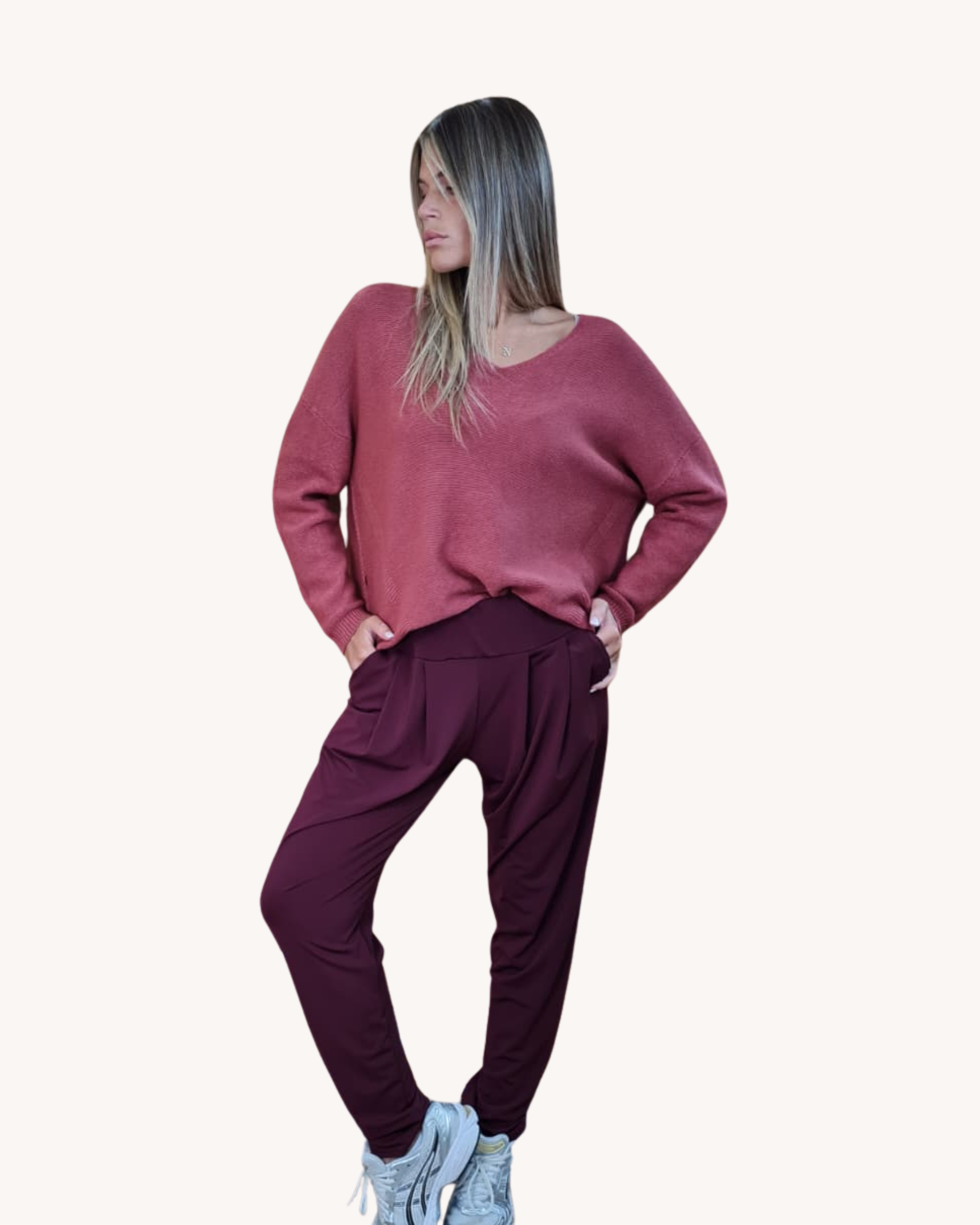 Pantalon Bage - Bordeaux