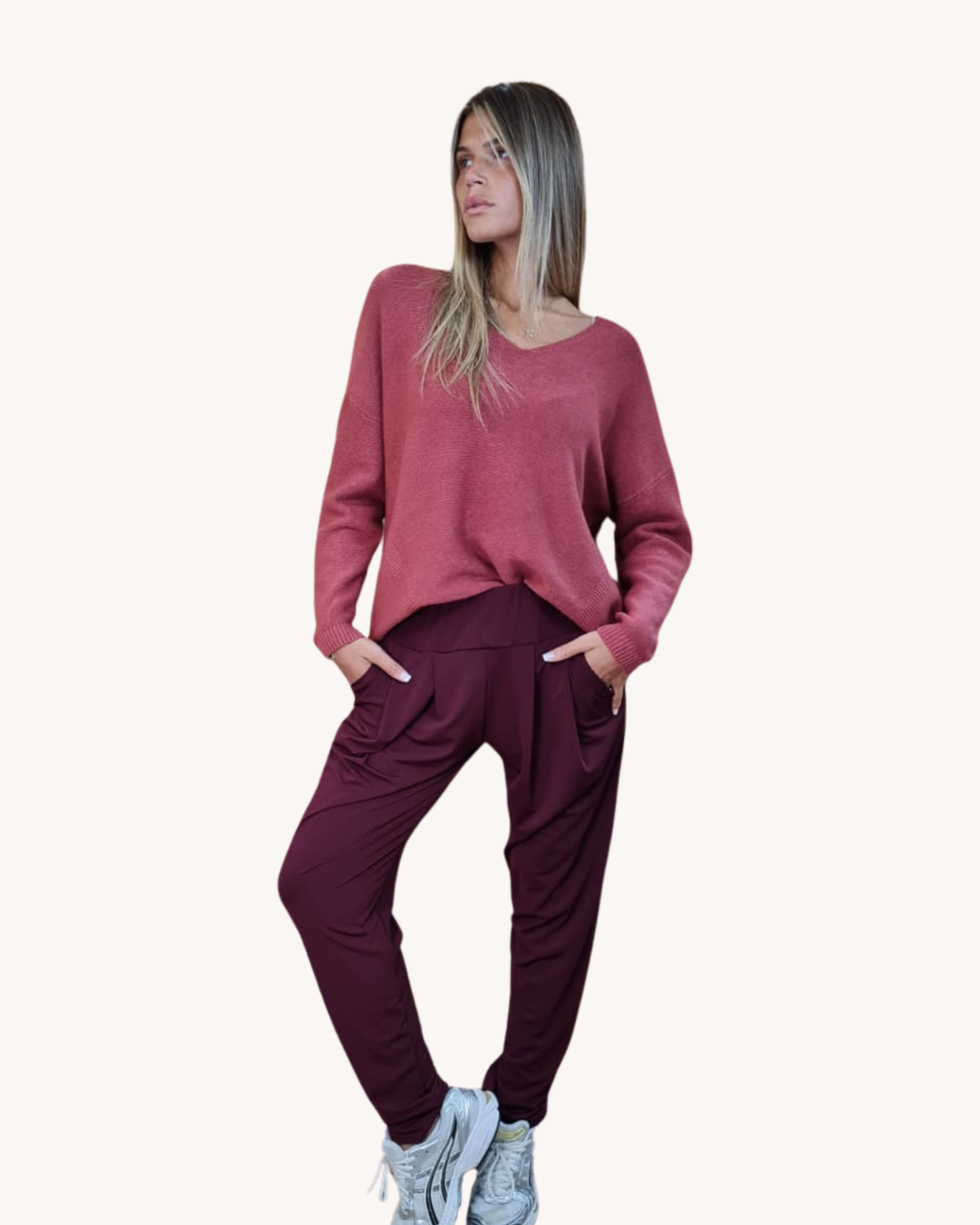 Pantalon Bage - Bordeaux
