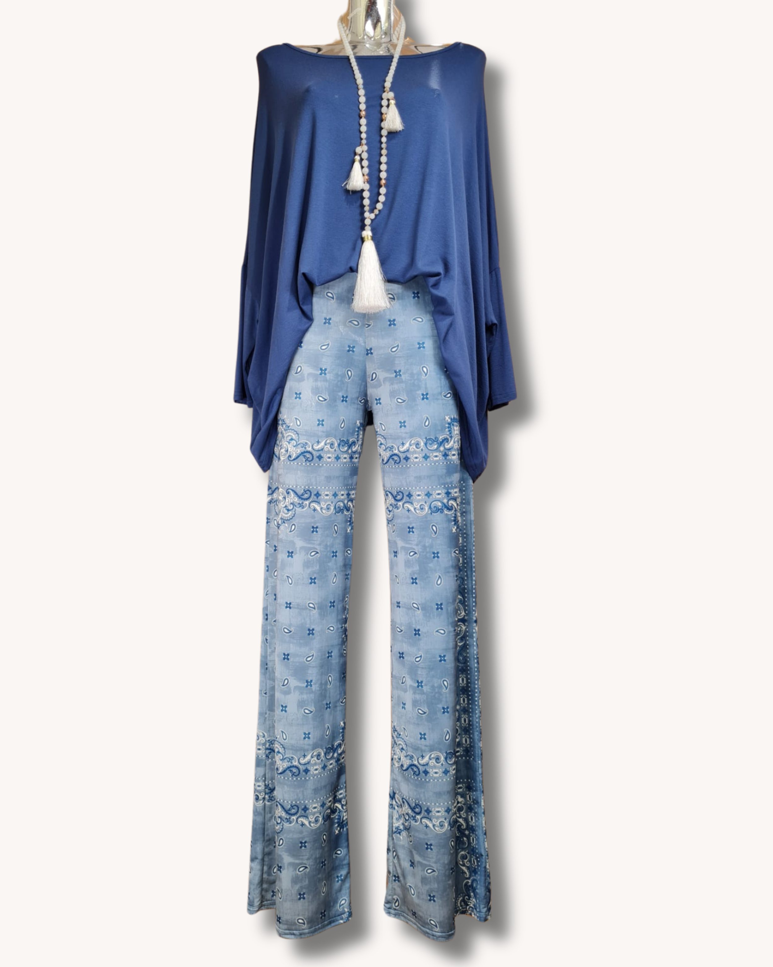 Pantalon Cashemire Bleu